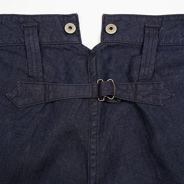 PRE-ORDER / OX'ED SILVER / FIREMAN PANT HERRINGBONE / INDIGO