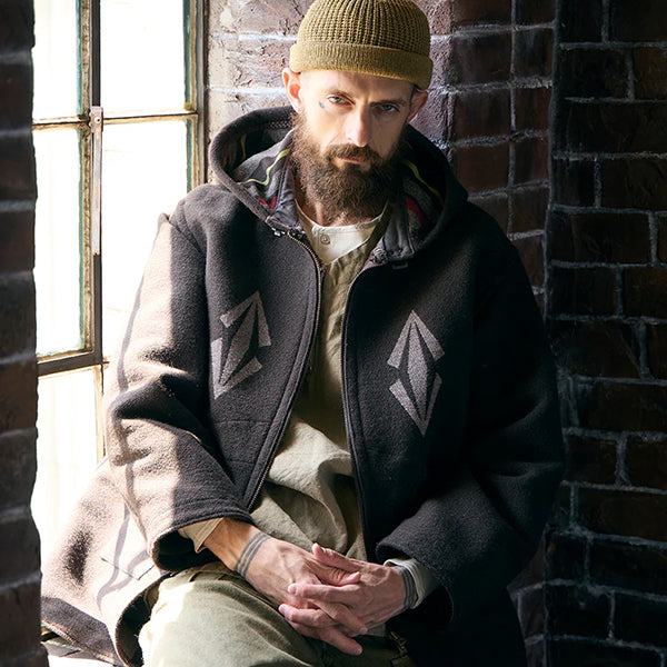 WAITING COAT RAG JACQUARD