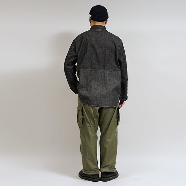UTILITY SHIRT TYPE 2 / 10oz DENIM / BLACK