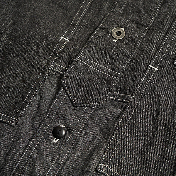 UTILITY SHIRT TYPE 2 / 10oz DENIM / BLACK