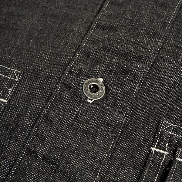UTILITY SHIRT TYPE 2 / 10oz DENIM / BLACK
