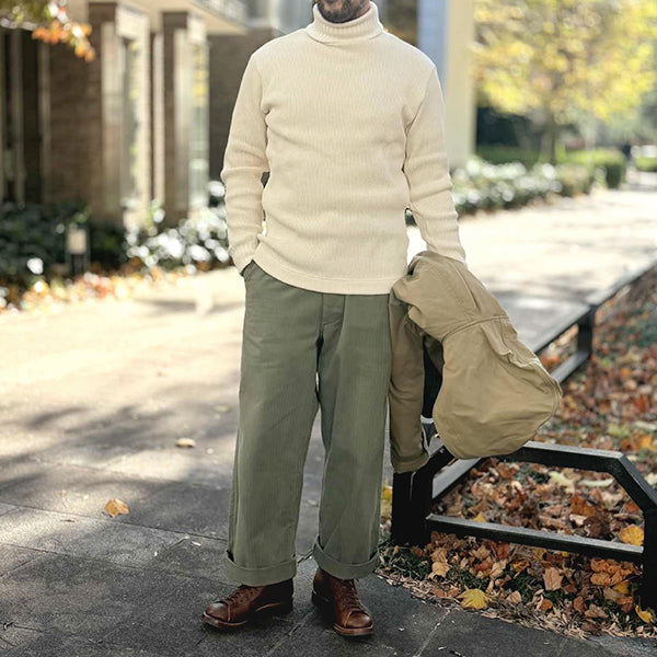 TURTLENECK SHIRT WAFFLE