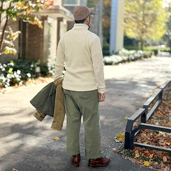 TURTLENECK SHIRT WAFFLE