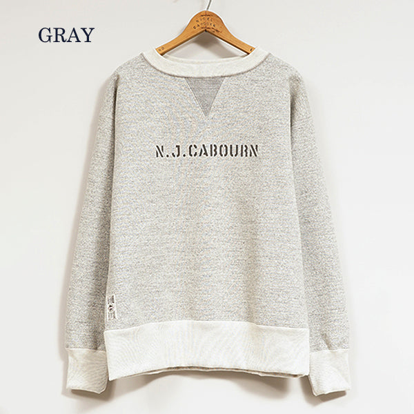 1950s CREW NECK SWEATSHIRT / 20.5oz LETTERED