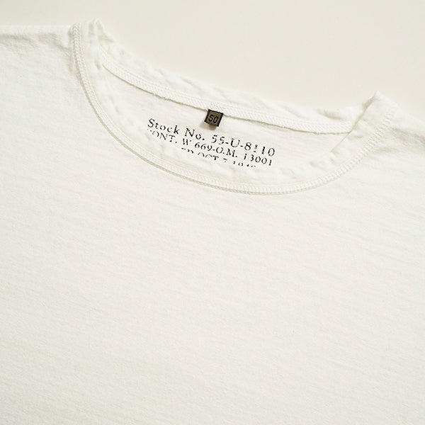 7.8oz 1940s USMC LONG SLEEVE SHIRT / OFF WHITE