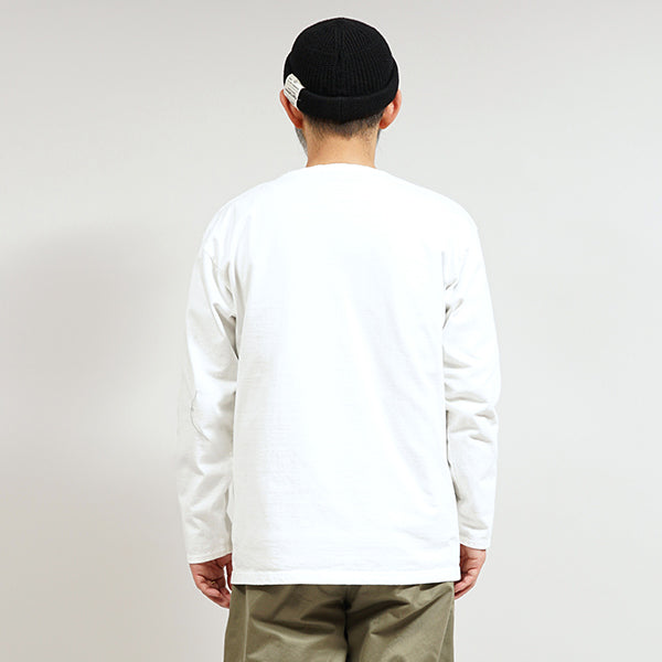 7.8oz 1940s USMC LONG SLEEVE SHIRT / OFF WHITE