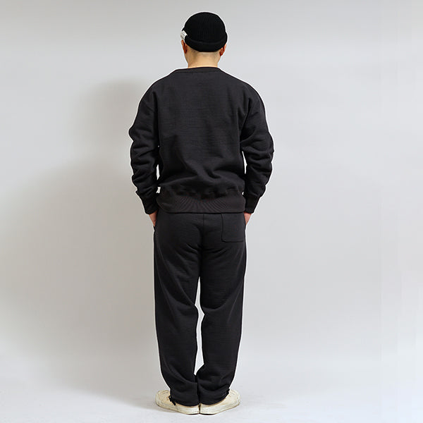 1950s CREW NECK SWEATSHIRT BLACK / 20.5oz FLEECE / BLACK