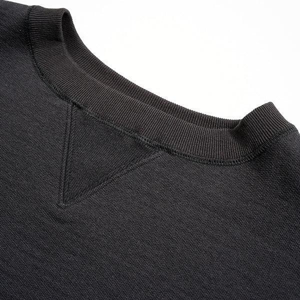 1950s CREW NECK SWEATSHIRT BLACK / 20.5oz FLEECE / BLACK