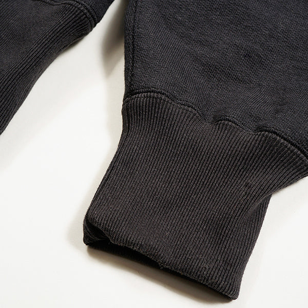 1950s CREW NECK SWEATSHIRT BLACK / 20.5oz FLEECE / BLACK