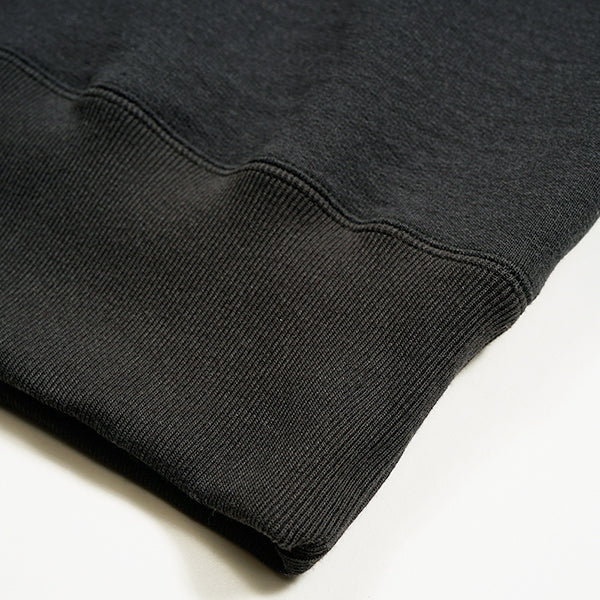 1950s CREW NECK SWEATSHIRT BLACK / 20.5oz FLEECE / BLACK