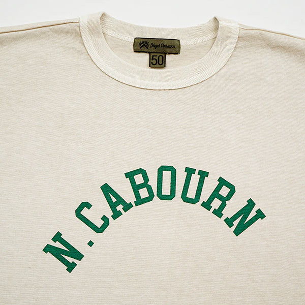6oz PRINT T-SHIRT N.CABOURN