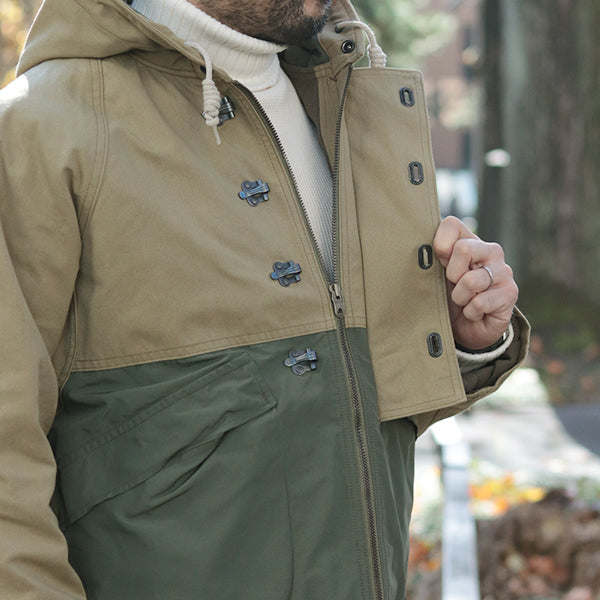 DECK JACKET HALFTEX / KHAKI