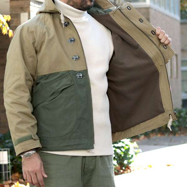 DECK JACKET HALFTEX / KHAKI