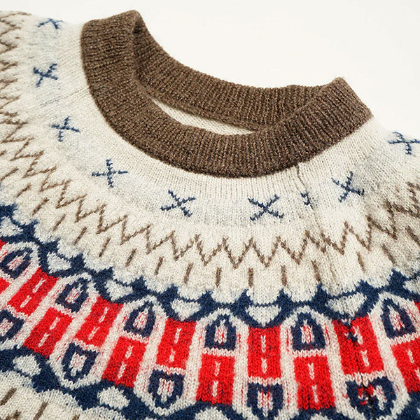 NORDIC SWEATER / SNOW PATTERN