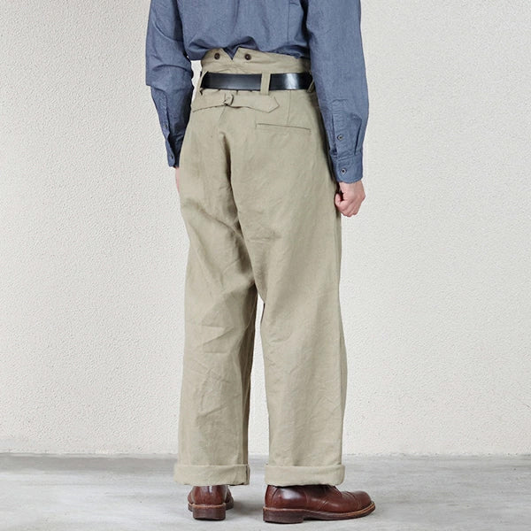 FRENCH WORK PANT HEMP CANVAS