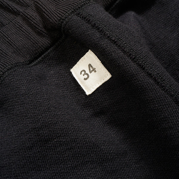 1940s MILITARY SWEAT PANT BLACK 20.5oz / BLACK