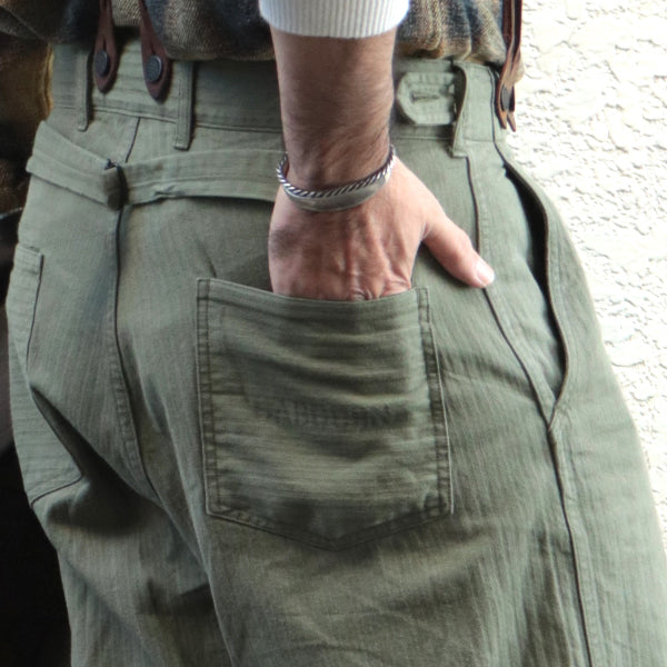 LIMITED EDITION / M43 MODIFY MIX PANT / SZ HERRINGBONE / GREEN