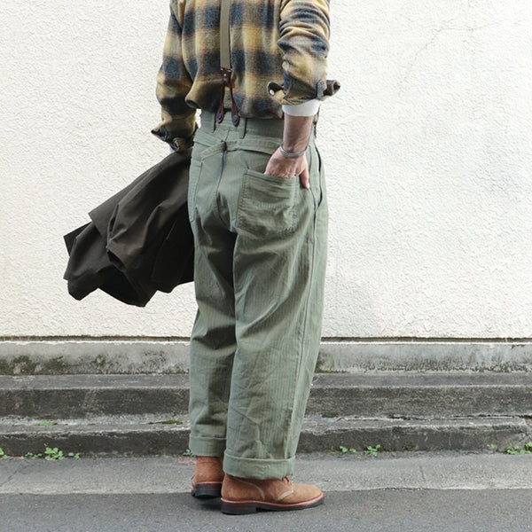 LIMITED EDITION / M43 MODIFY MIX PANT / SZ HERRINGBONE / GREEN