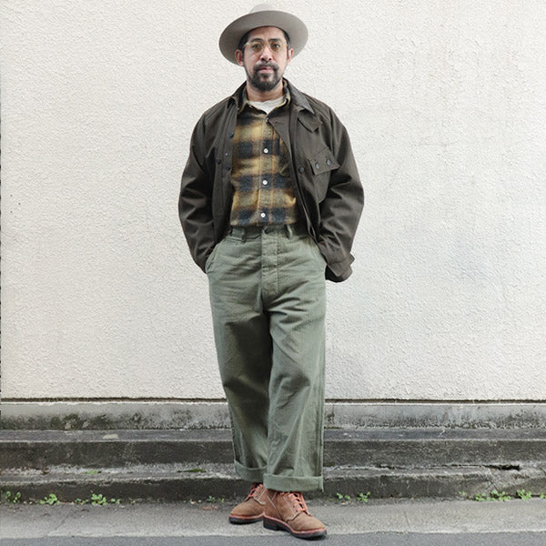 LIMITED EDITION / M43 MODIFY MIX PANT / SZ HERRINGBONE / GREEN