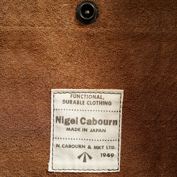 MAIL BAG BLACK / HORSE HIDE BROWN CORE LEATHER
