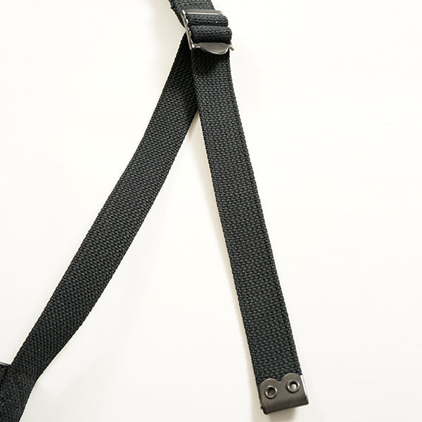 MAIL BAG BLACK / HORSE HIDE BROWN CORE LEATHER