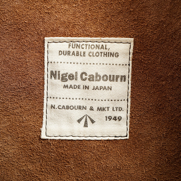 MAGAZINE BAG BLACK / HORSE HIDE BROWN CORE LEATHER