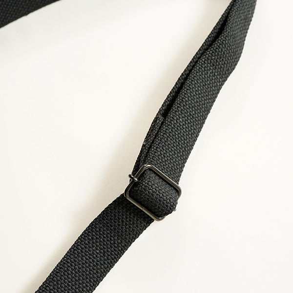 MAGAZINE BAG BLACK / HORSE HIDE BROWN CORE LEATHER