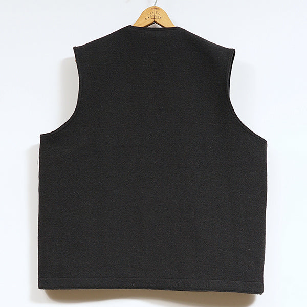ZIP UP VEST RAG JACQUARD