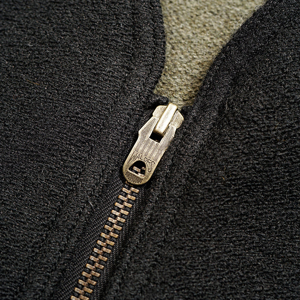 ZIP UP VEST RAG JACQUARD