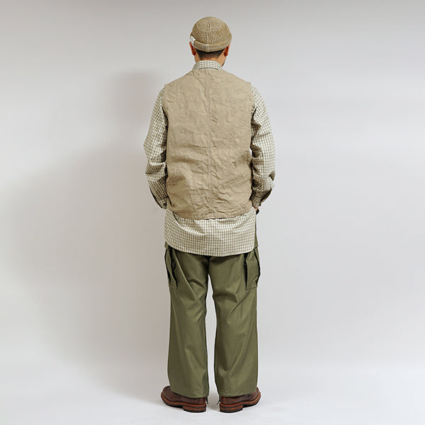 FRENCH WORK VEST HEMP