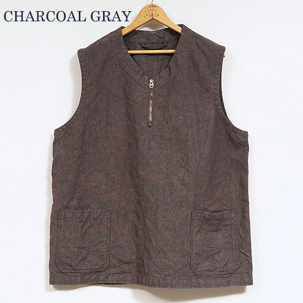 FRENCH WORK VEST HEMP
