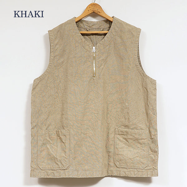FRENCH WORK VEST HEMP