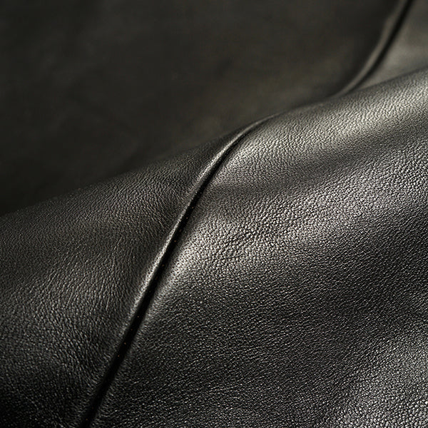 A-1 JACKET BROWN CORE LEATHER / BLACK