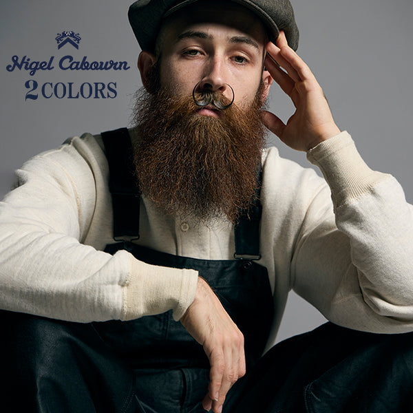 OX'ED SILVER / COAL MINER HENLEY NECK SHIRT