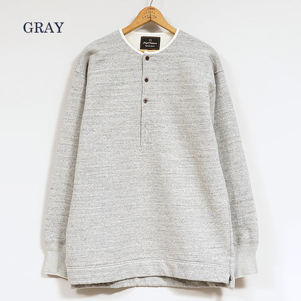 OX'ED SILVER / COAL MINER HENLEY NECK SHIRT