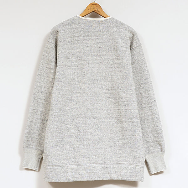 OX'ED SILVER / COAL MINER HENLEY NECK SHIRT