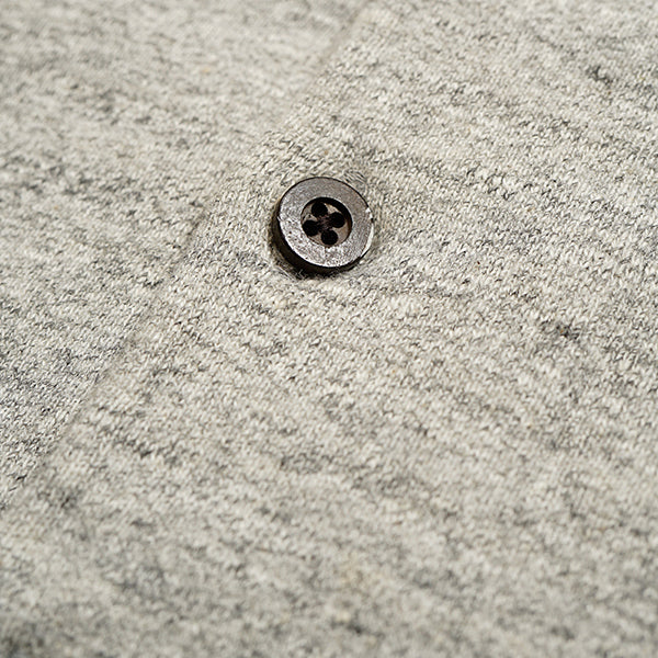 OX'ED SILVER / COAL MINER HENLEY NECK SHIRT