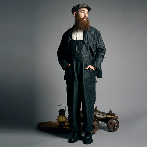 OX'ED SILVER / COAL MINER DUNGAREES / CHARCOAL GRAY