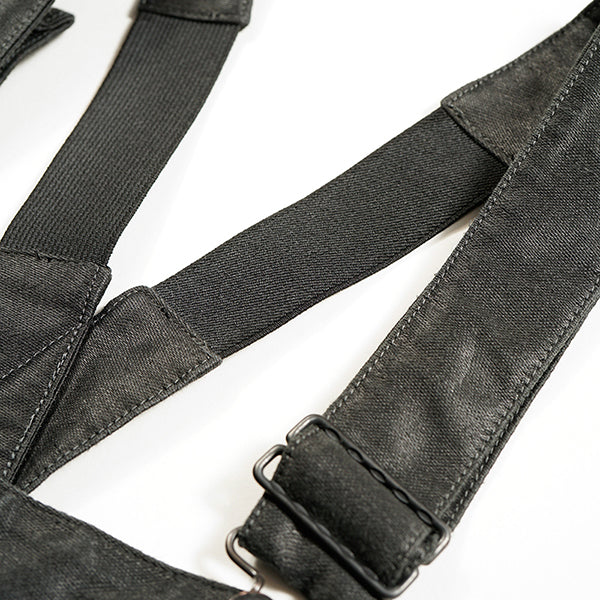 OX'ED SILVER / COAL MINER DUNGAREES / CHARCOAL GRAY