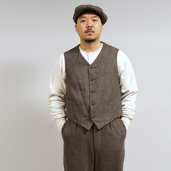 OX'ED SILVER / RANCH WORKER VEST / GRAY
