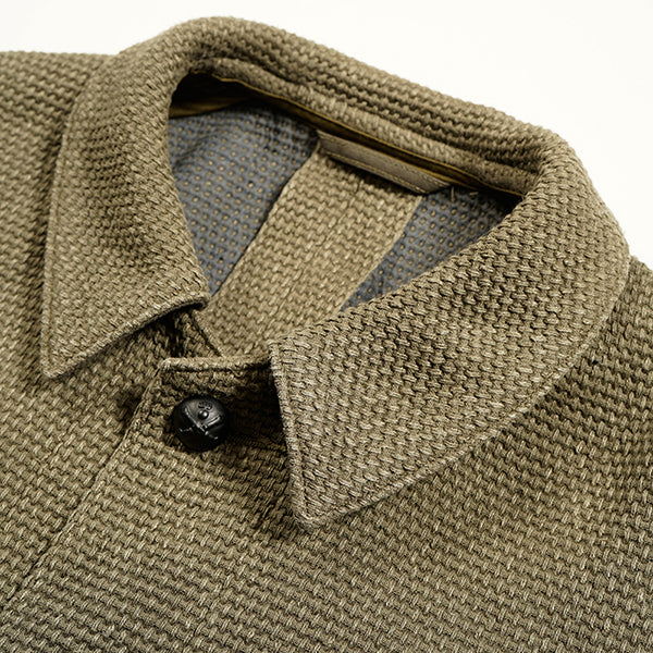 OX'ED SILVER / FIREMAN BAL WORK JACKET / HEMP COTTON