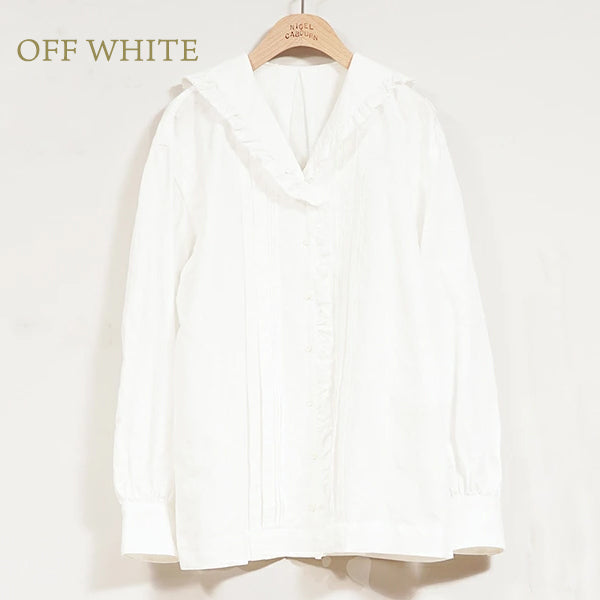 MARINE BLOUSE /  COTTON LINEN