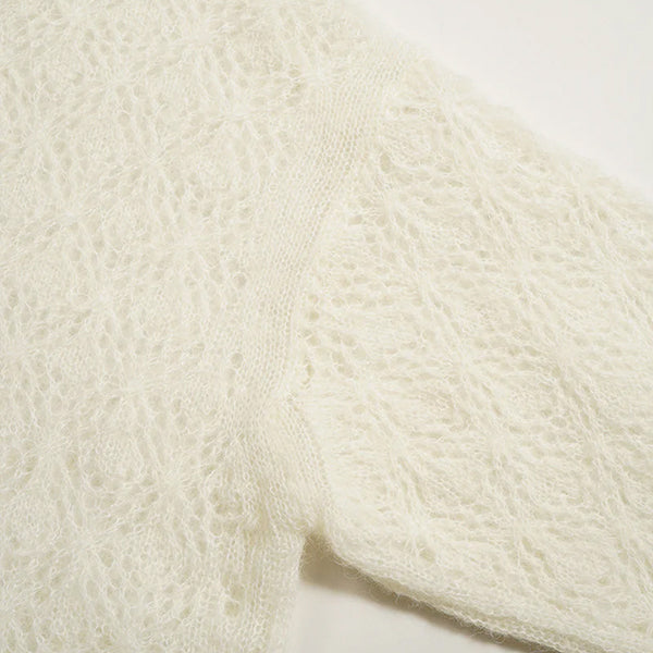 LACEY KNIT MOHAIR