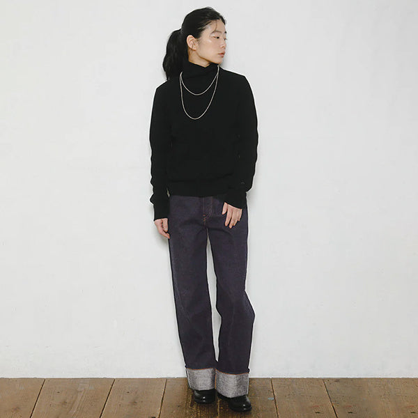 WIDE STRAIGHT 5 POCKET PANT DENIM