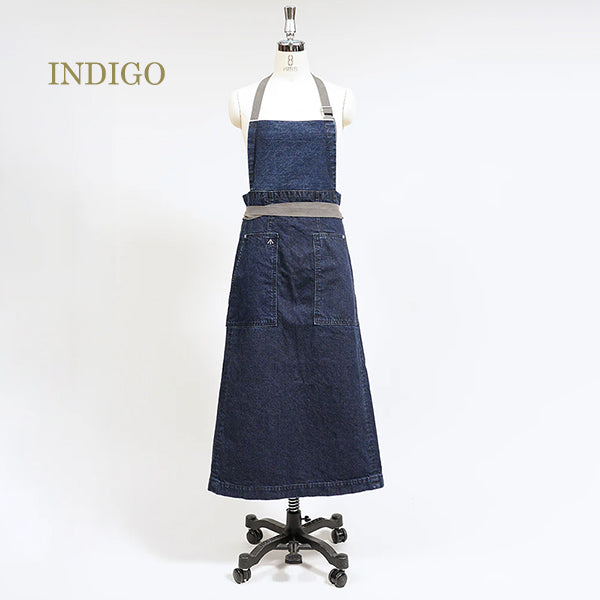 JAPANESE FARMER APRON DRESS DENIM
