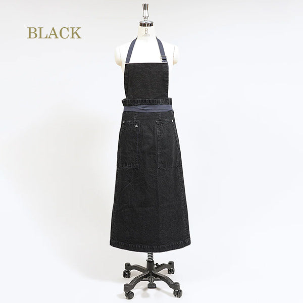 JAPANESE FARMER APRON DRESS DENIM