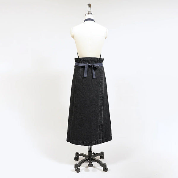 JAPANESE FARMER APRON DRESS DENIM