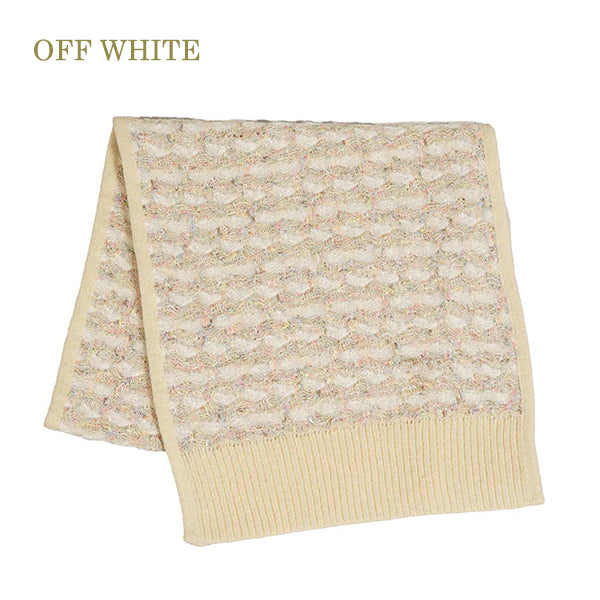 KNIT STOLE FANCY TWEED