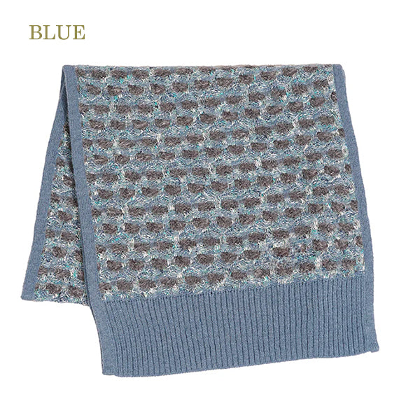 KNIT STOLE FANCY TWEED