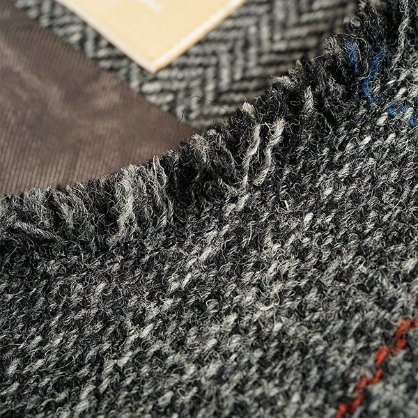 COLLARLESS JACKET BRITISH TWEED